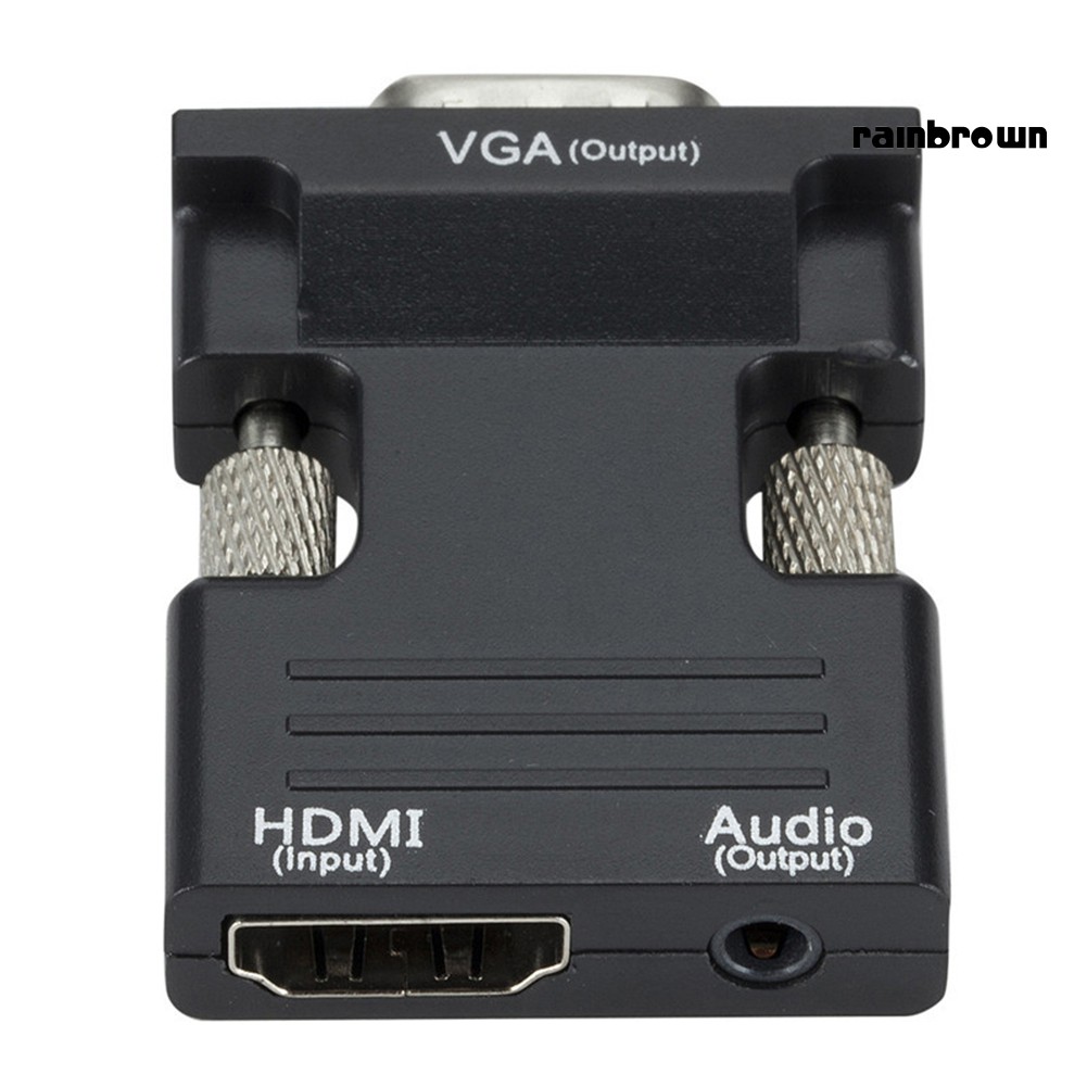 Bộ chuyển đổi 1080p HDMI sang VGA có cáp âm thanh 3.5mm