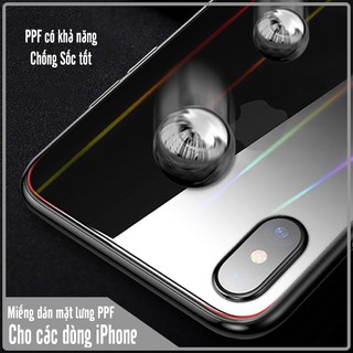 Dán Full mặt lưng cao cấp : PPF cho IPhone ( PPFIP )