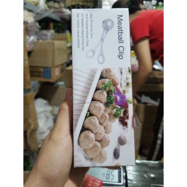 DỤNG CỤ KẸP THỊT, VIÊN CHẢ INOX