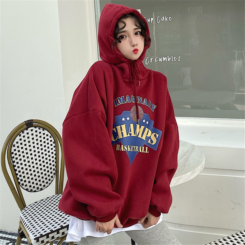 Áo hoodie bóng rổ hàn quốc tay phồng có dây kéo - Liti shop