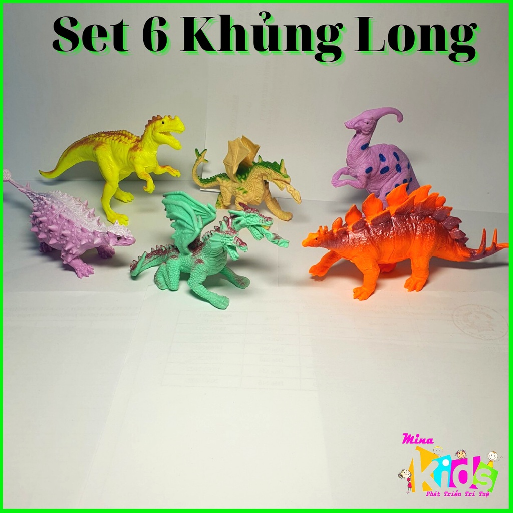 Đồ Chơi Set 6 Con Khủng Long Đồ Chơi Cho Bé