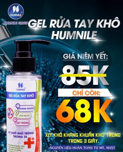 GEL RỬA TAY HUMNILE