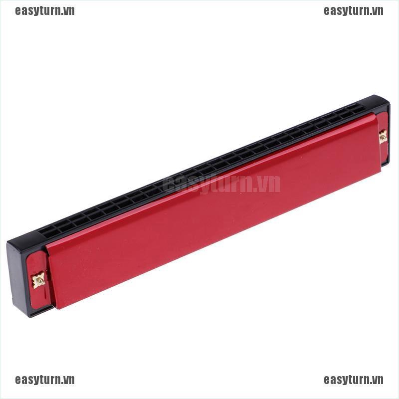 Kèn harmonica 24 lỗ bằng kim loại cho người bắt đầu