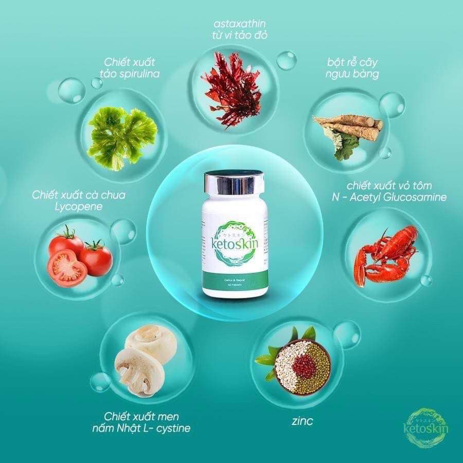 [Chính Hãng]  Viên Uống Thải Độc Cơ Thể Ketoskin Nhật Bản Giúp Thải Độc Toàn Diện, Đẹp Da | BigBuy360 - bigbuy360.vn