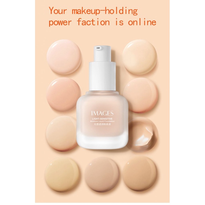 [Hàng mới về] Kem nền che khuyết điểm dạng lỏng dưỡng ẩm che phủ quầng thâm hiệu quả