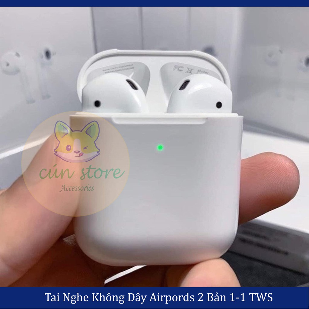 [Bảo Hành 12 tháng] Tai Nghe Bluetooth Airpods 2 Full Chức Năng Định Vị - Đổi Tên, Check Setting, Fix Pin Ảo