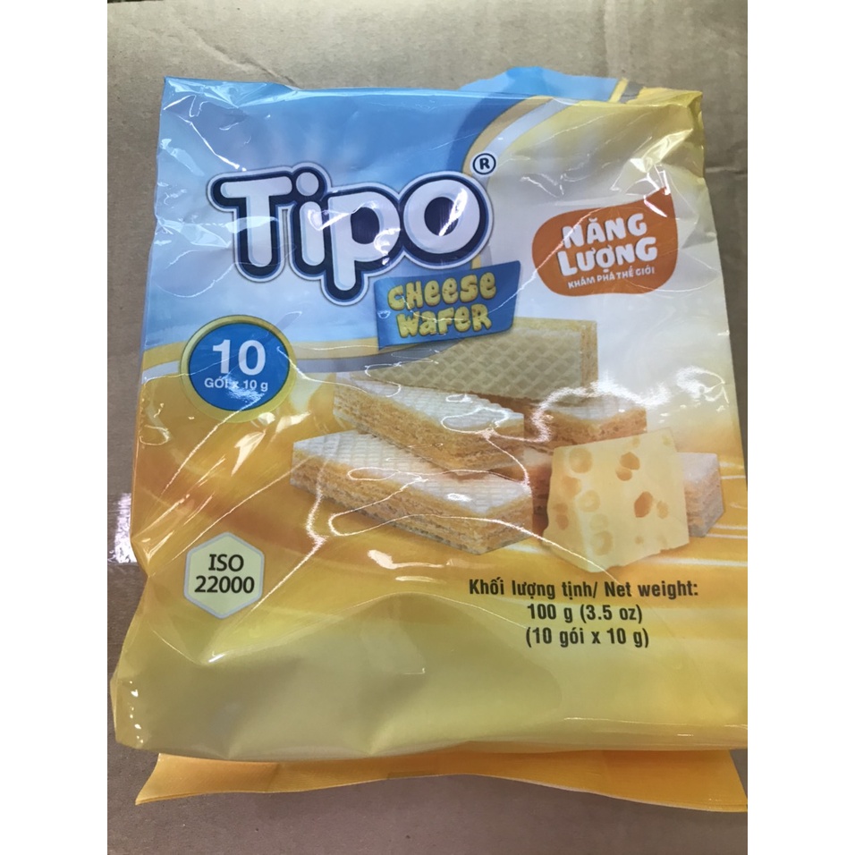 Bánh Xốp Phô Mai Tipo Cheese Wafer (Túi 100g)