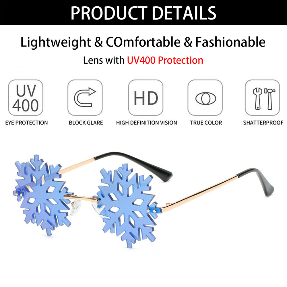 Kính Mát Không Viền Phong Cách Giáng Sinh | BigBuy360 - bigbuy360.vn