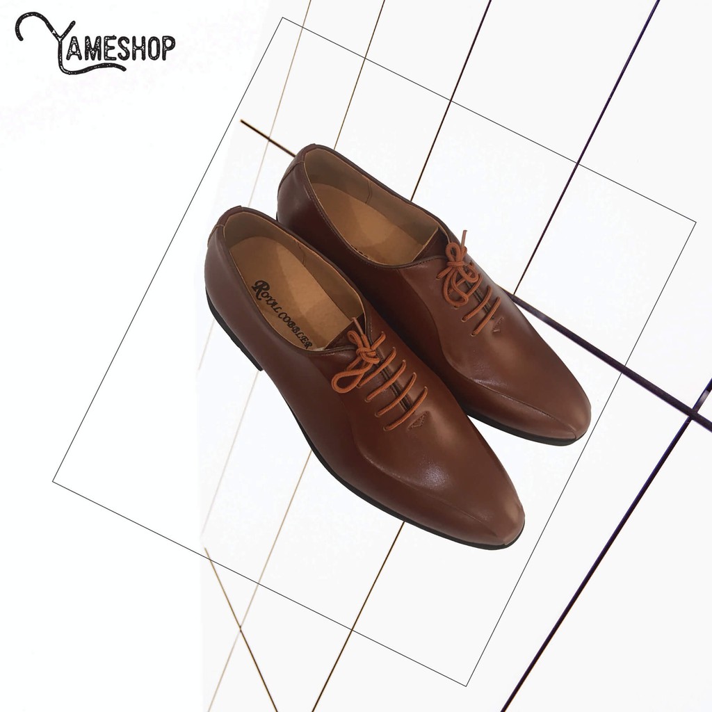 Giày tây Nam buộc dây công sở lịch lãm ( Tặng 1 đôi lót giày/sp)