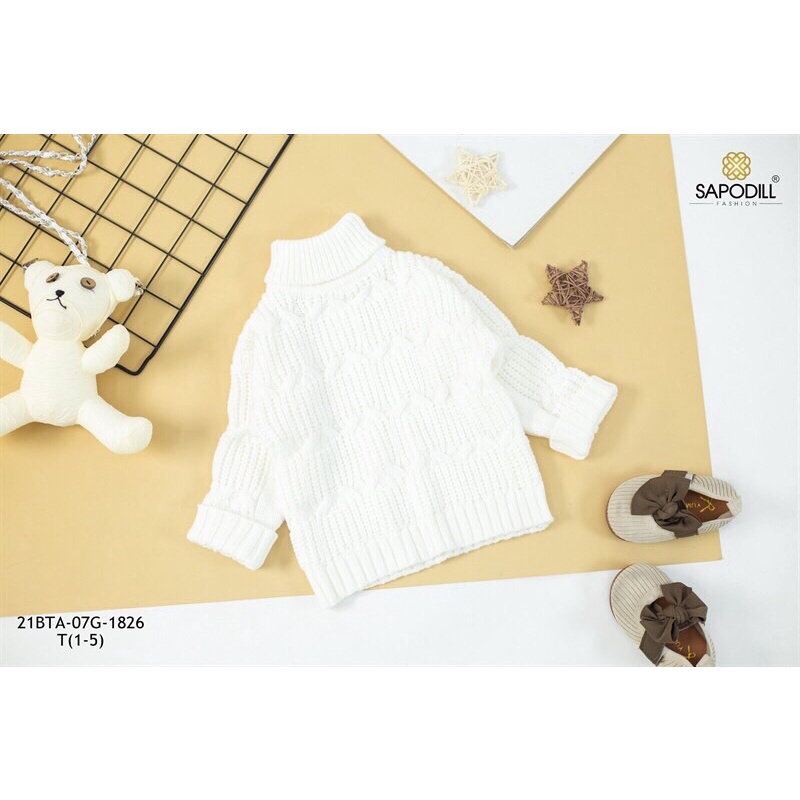Áo len SAPODILL siêu mềm mịn cho bé trai bé gái từ 1-5y
