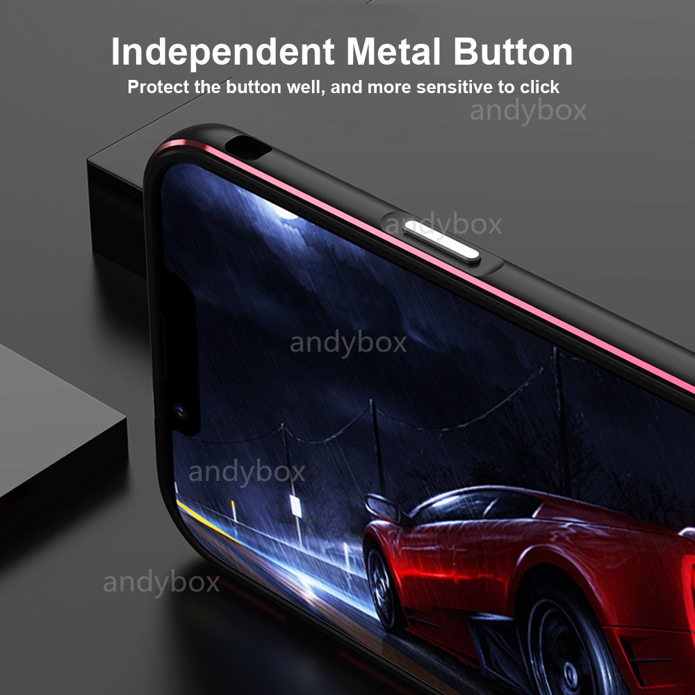 Ốp điện thoại viền mềm phối khung kim loại bảo vệ cho OPPO Reno 6 Pro Reno6 Reno5 5G Reno 5 Pro