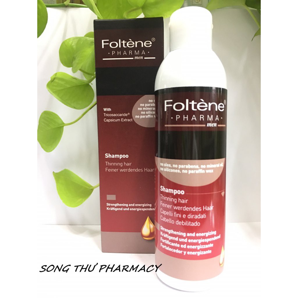 FOLTENE PHARMA MEN SHAMPOO – DẦU GỘI NGĂN RỤNG TÓC DÀNH CHO NAM