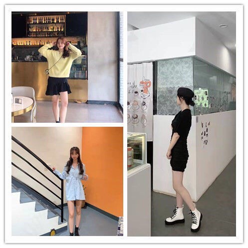 Boost nữ cổ cao phong cách Hàn Quốc