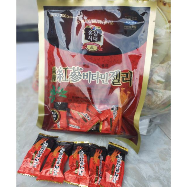 [KHUYẾN MẠI SỐC ] Kẹo Hồng Sâm Cheonnyeonae Food Gói 홍삼시대 - Thơm Ngon, Bổ Dưỡng