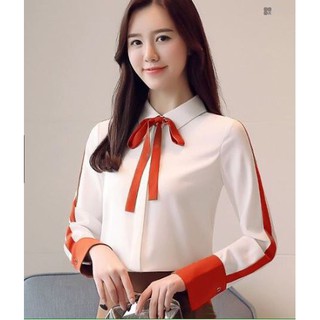 Áo Sơ Mi Viền Tay Cách Điệu