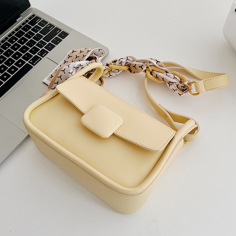 IELGY Túi Đeo Chéo Hình Vuông Cỡ Nhỏ Bằng Lụa Thời Trang Phong Cách Hàn Quốc Cho Nữ