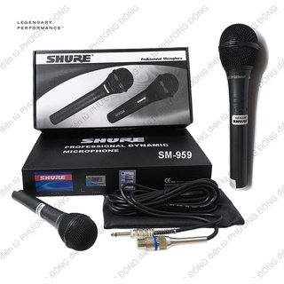 MICRO Karaoke SHURE SM-959 có dây chất lượng độ bền cao