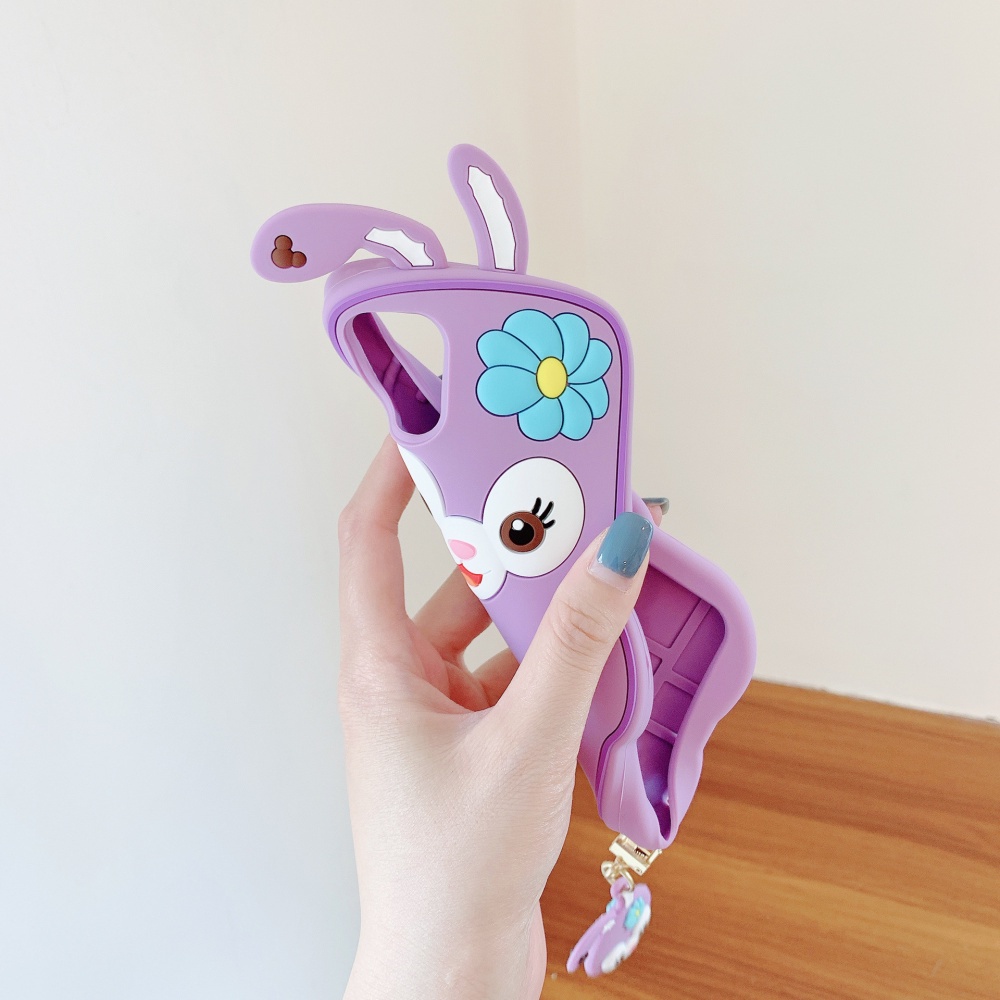 Ốp điện thoại silicone mềm hình StellaLou 3D dễ thương cho OPPO A74 5G A16 A54 A52 A92 A9 A5 2020 A7 A5S A12 A11K A3S F11 F9 RENO 6 5 2