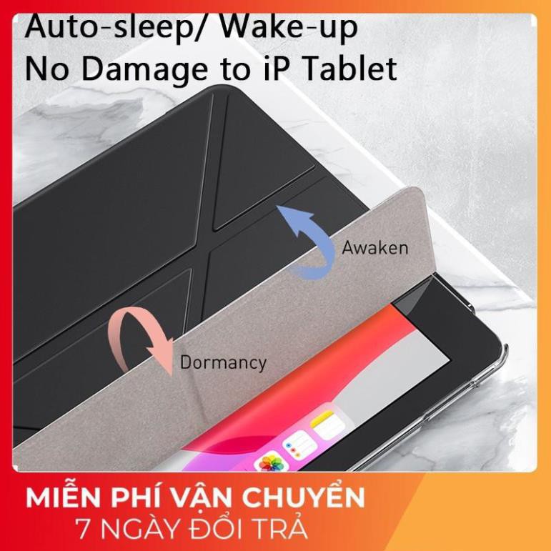 Bao da chống sốc đa năng siêu mỏng cho iPad Pro 10.2 2019 Hiệu Baseus Jane Y-Type nắp gập chữ Y - Hàng chính hãng