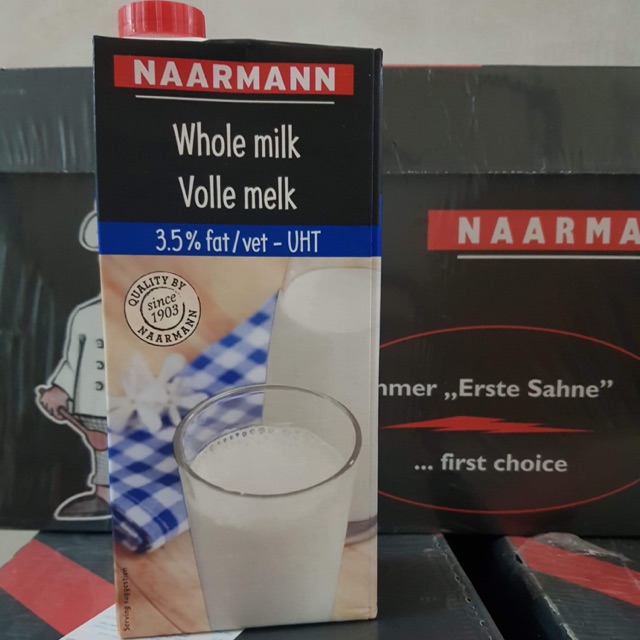 Sữa Tươi Nguyên kem/ Sữa Tươi Full Cream Naarmann hộp 1L