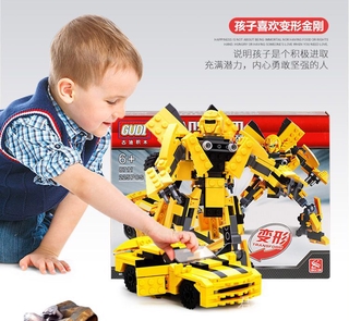 Mô hình lắp ráp robot biến hình xe hơi Bumblebee