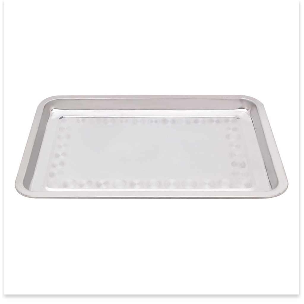 Khay Inox Cạn (30 x 40 cm)