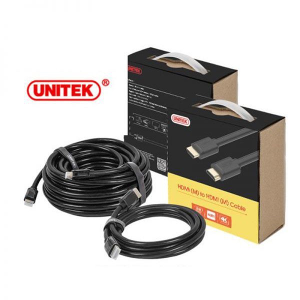 Dây cáp HDMI UNITEK Ultra 4K  1.5M-3M- 5M - 10M - 15M- 20M - 30M -50M HÀNG CHÍNH HÃNG