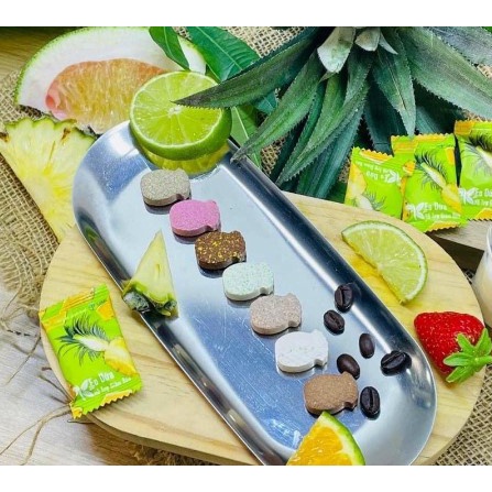 Kẹo Dứa Plus VIC Túi 7 Viên Hỗ Trợ Giảm Cân Tăng Cường Trẻ Hóa Làn Da Cân Bằng Chất Béo Cơ Thể
