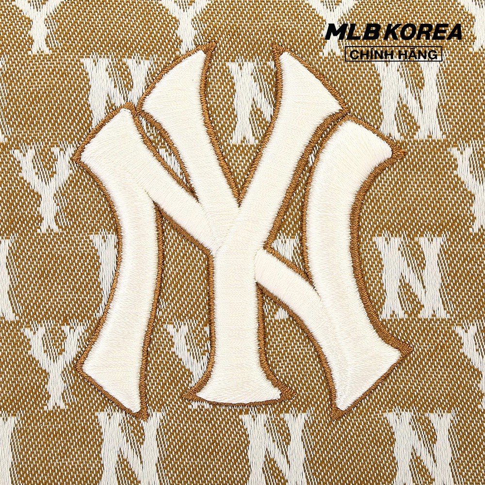 MLB - Túi đeo vai chữ nhật Jacquard Monogram 3ABQS011N-50BGS