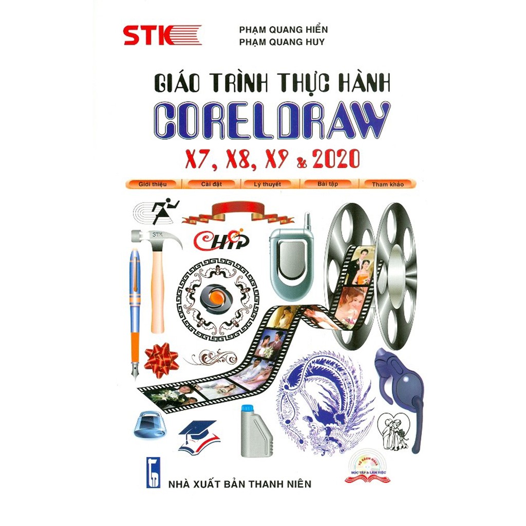 Sách - Giáo Trình Thực Hành Coreldraw X7, X8, X9 & 2020