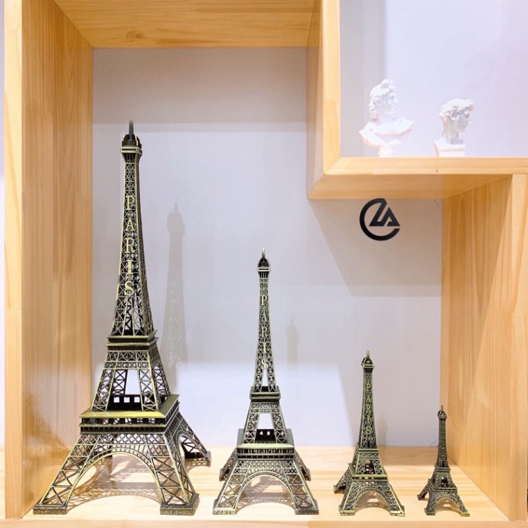 [Ảnh thật] - Mô hình tháp Eiffel trang trí nhà cửa , đạo cụ chụp ảnh
