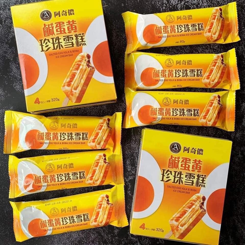 (Ship nhanh 1H) Hộp 4 cây kem trứng muối trân châu Đài Loan | BigBuy360 - bigbuy360.vn