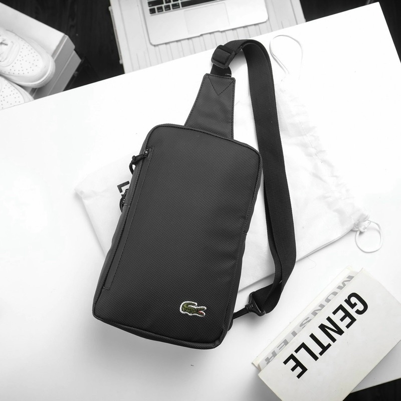 Túi đeo chéo ❤LACOSTE BAG FULL TÚI VẢI L.C