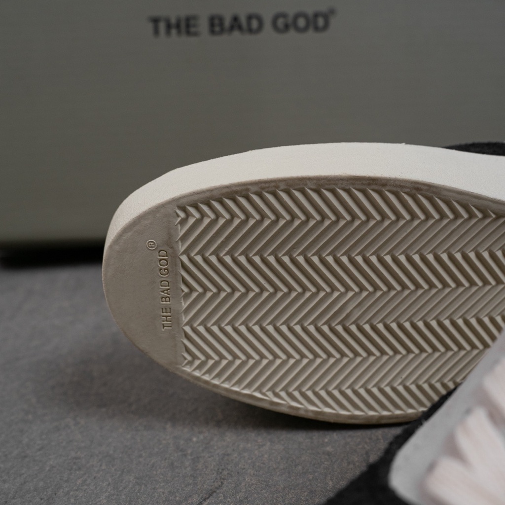 Giày sneaker The Bad God Gray Wolf đế cao su da lộn
