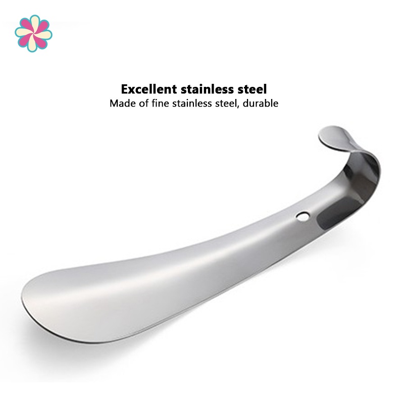 1 Chiếc Giày Kim Loại (42Cm + 15cm) Tay Cầm Dài Sáng Bóng Cho Người Lớn Tuổi / Trẻ Em