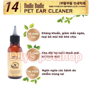 DUNG DỊCH VỆ SINH TAI CHO CHÓ BUDLE'BUDLE