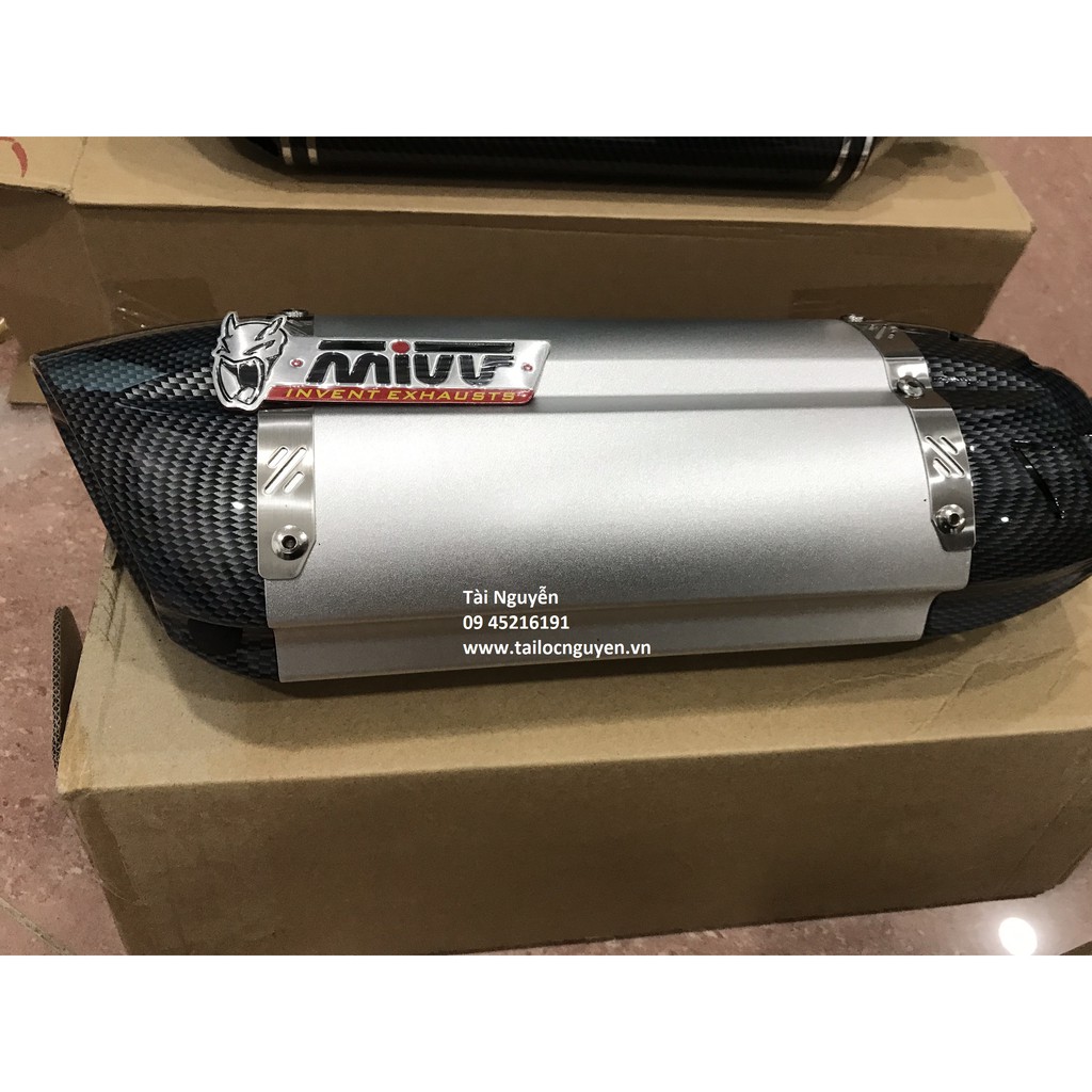 PÔ MIVV LON ĐEN NHÁM CHO XE MÁY