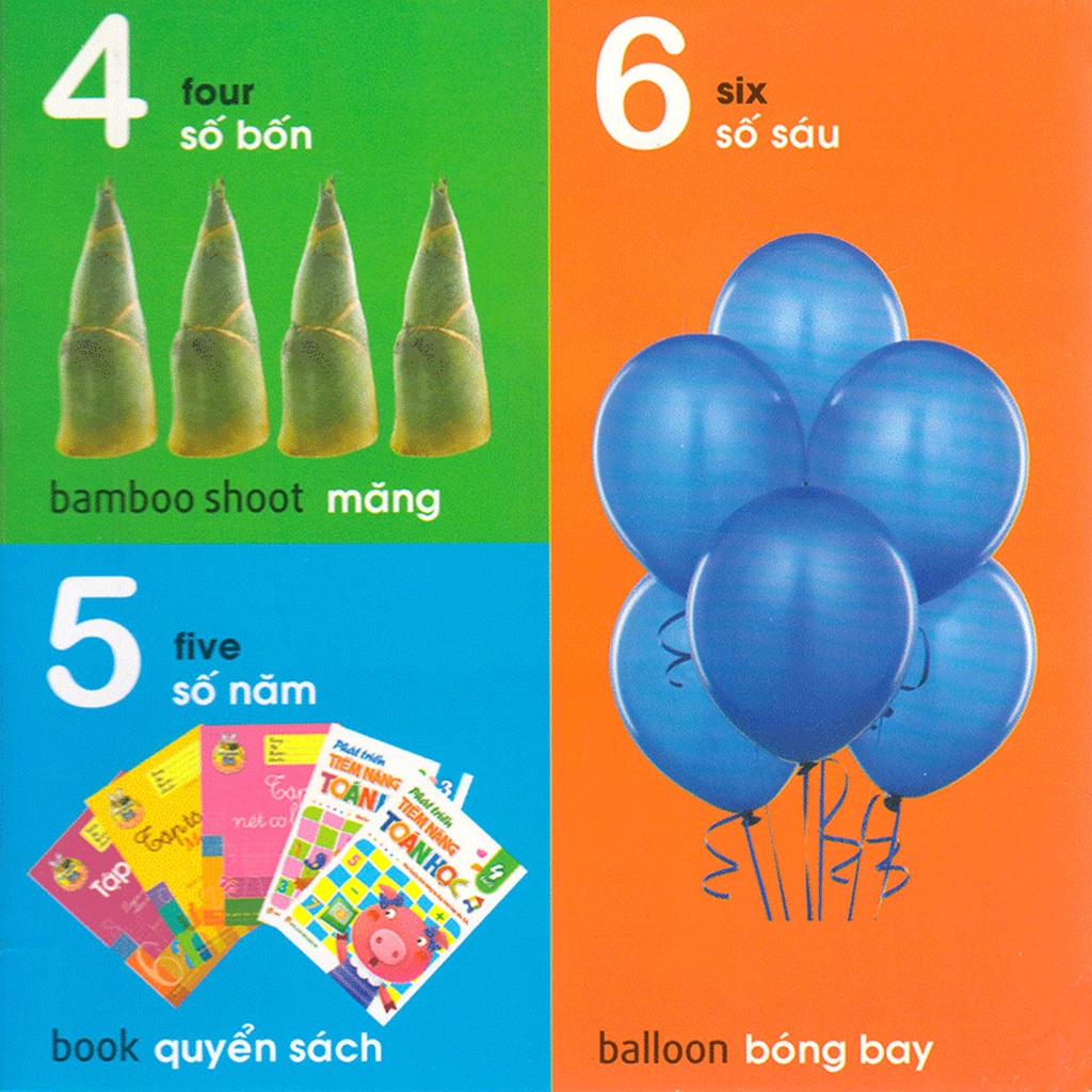 Sách - 101 First Words: Numbers - Shapes - Colours (101 Từ Đầu Tiên: Chữ Số - Hình Dạng - Màu Sắc)