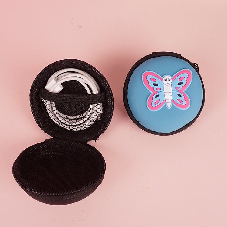 [Sỉ 7,9k] Hộp Đựng Tai Nghe Cáp Sạc Hoạt Hình MINISHOP H167