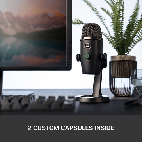 Mic thu âm Blue Yeti Nano Multi-Pattern USB Condenser Microphone