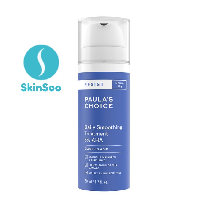 [AUTH] AHA 5% Nồng Độ Nhẹ, Cho Da Nhạy Cảm, Lão Hóa -- Paula's Choice Resist Daily Smoothing Treatment With 5% AHA | BigBuy360 - bigbuy360.vn