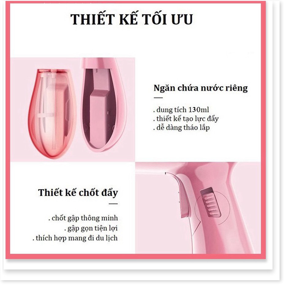 Bàn Là Hơi Nước ❤️ Bàn Là Mini Cầm Tay Gấp Gọn Sokany SK - 3060 Công Suất Lớn ❤️