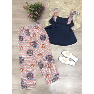 Đồ bộ nữ lụa satin áo 2 dây quần dài