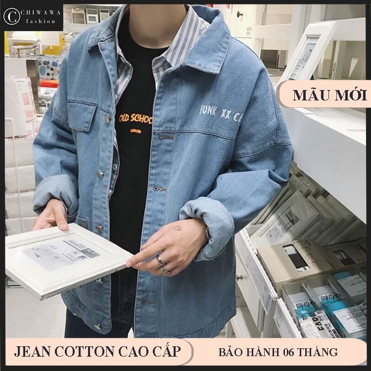 [GIÁ VỐN] ÁO KHOÁC JEAN NAM NỮ UNISEX KÚN YÊU CHO TEEN | BigBuy360 - bigbuy360.vn