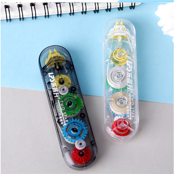 Bút xóa kéo hai đầu màu vàng trắng 5mm*10m