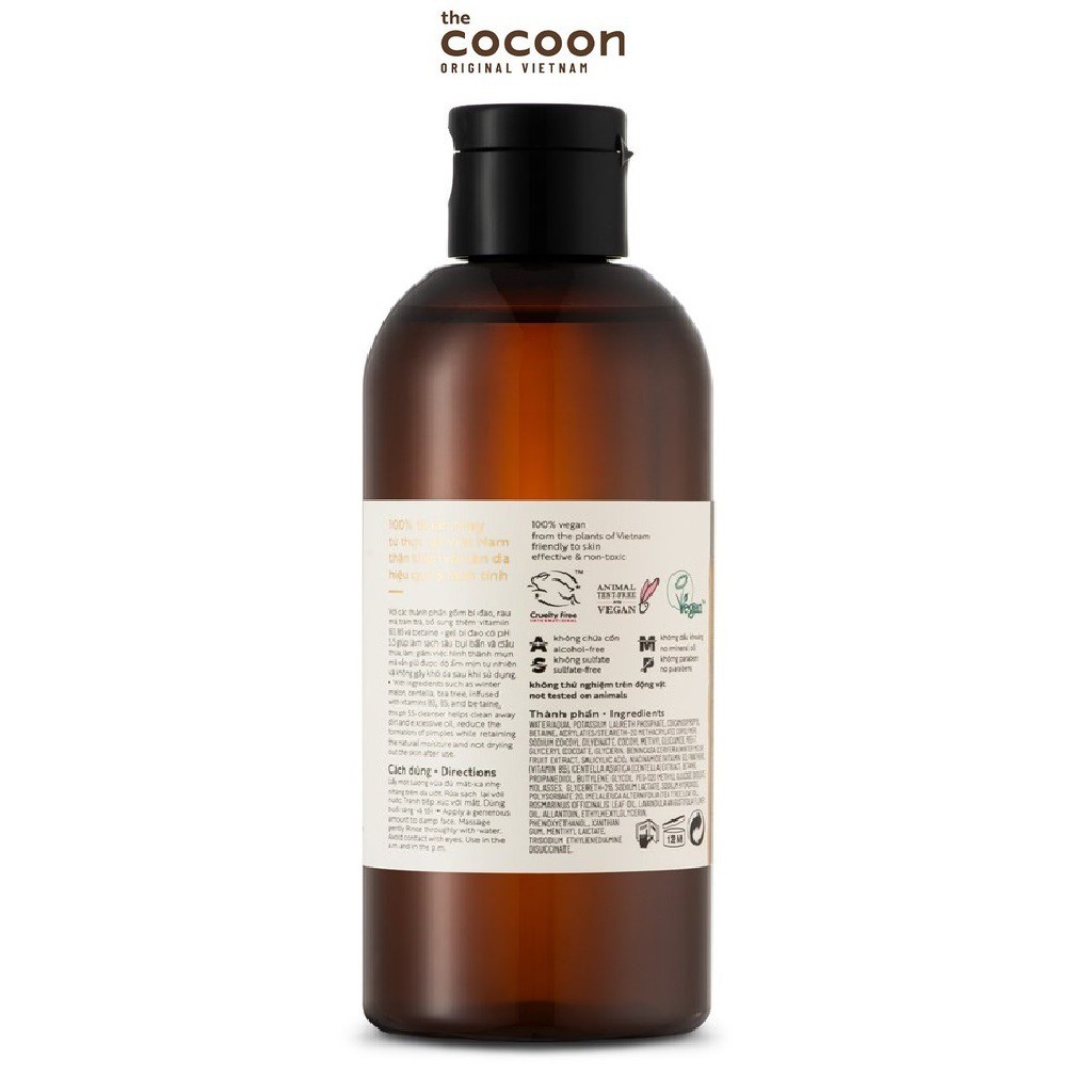 Gel Bí Đao Rửa Mặt Cocoon Bigsize 310ml