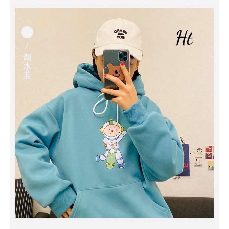 Áo hoodie 5D em bé trượt ván HT12