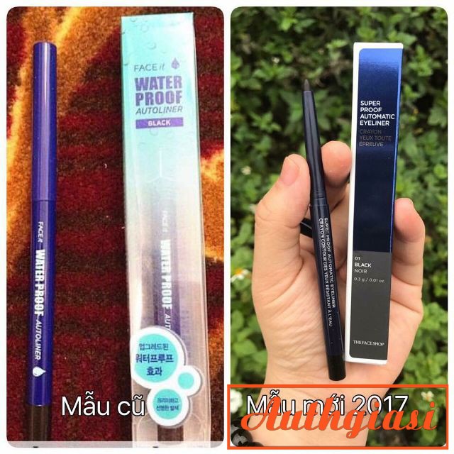 Chì kẻ mắt siêu lâu trôi The Face Shop Super Proof Automatic Eyeliner TFS | BigBuy360 - bigbuy360.vn