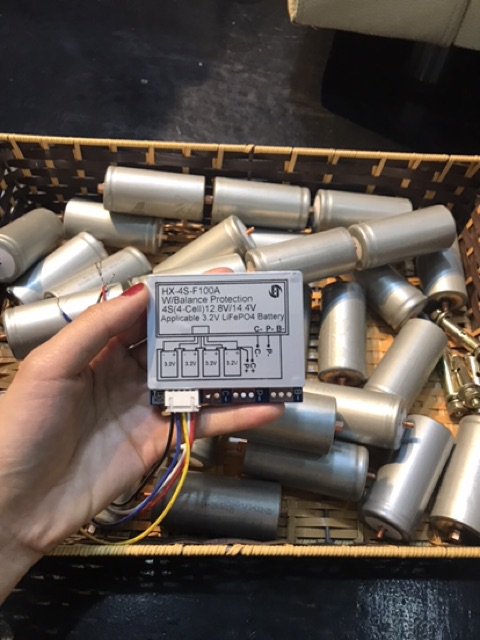 Mạch sạc và xả cân bằng dùng cho pin lithium sắt phosphate  4s 100A