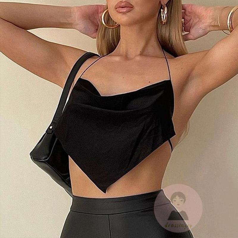 Áo Tank Top Hai Dây Màu Sắc Thời Trang Mùa Hè Cho Nữ
